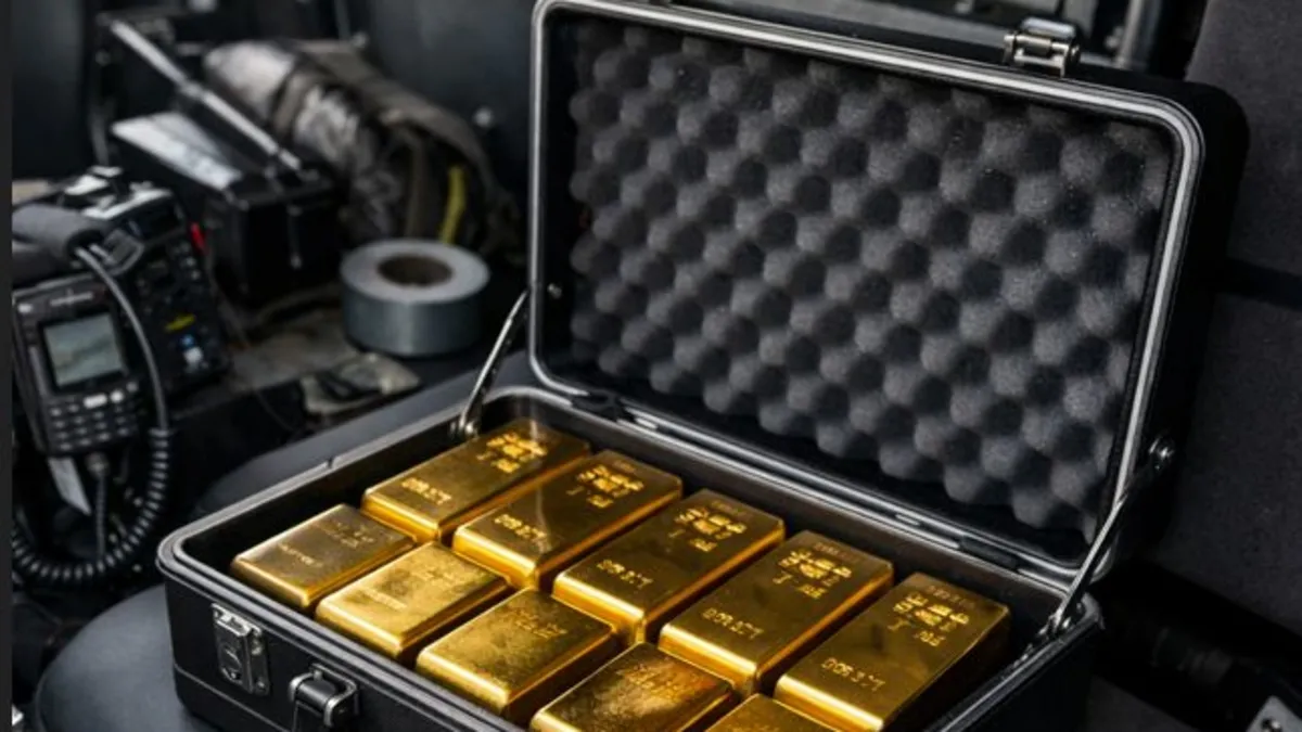 Kestel'de zırhlı araç kaza yaptı: 11 kilo altın çalındı!