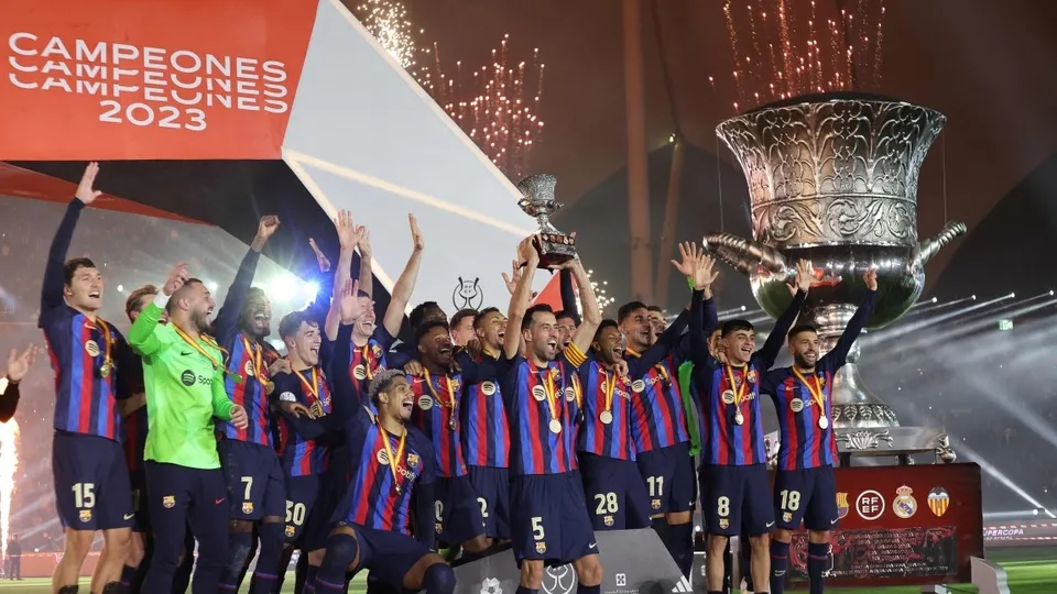İspanya Süper Kupa'da şampiyon Barcelona