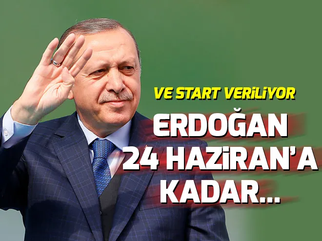 Cumhurbaşkanı Erdoğan sahaya iniyor