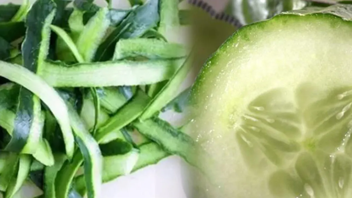 Çöpe atan pişman oluyor! Salatalık kabuklarını böyle değerlendirin...