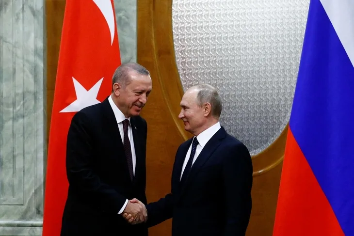 Erdoğan, Putin ve Ruhani zirvesinden kareler