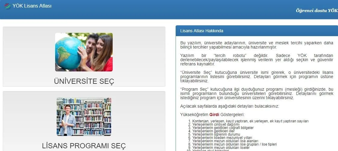 Yokatlas Yok Gov Tr Yok Atlas Tercih Robotu Nasil Kullanilir 2019 Yok Universite Tercih Robotu Taban Puan Basari Siralamalari