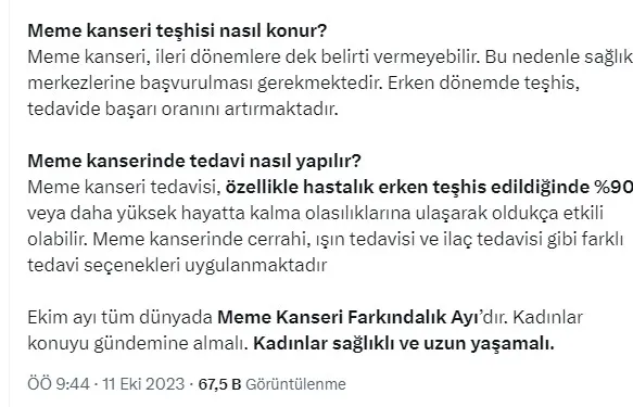 Bakan Fahrettin Koca’dan meme kanseri açıklaması | Meme kanserinin belirtileri nelerdir? Teşhisi nasıl konur?