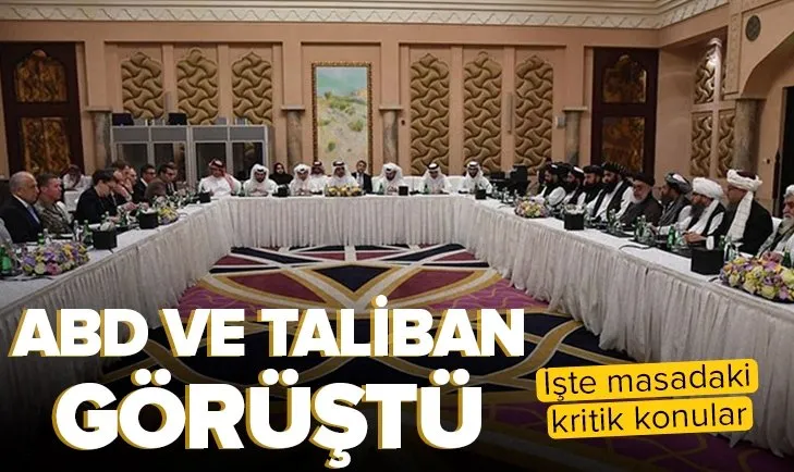 ABD ve Taliban temsilcileri yüz yüze görüştü