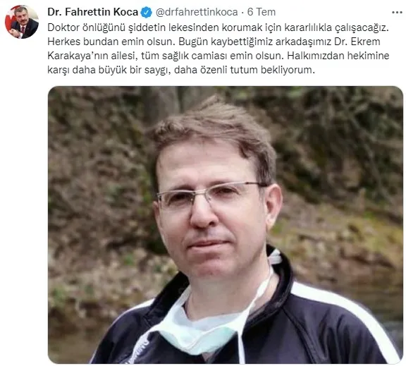 son-dakika-saglik-bakani-fahrettin-kocadan-doktorlara-silah-verilmesi-talebine-tepki-1657560920705.jpg Son dakika: Sağlık Bakanı Fahrettin Koca'dan HEKİMSEN'in “doktorlara silah verilmesi” talebine tepki - 4
