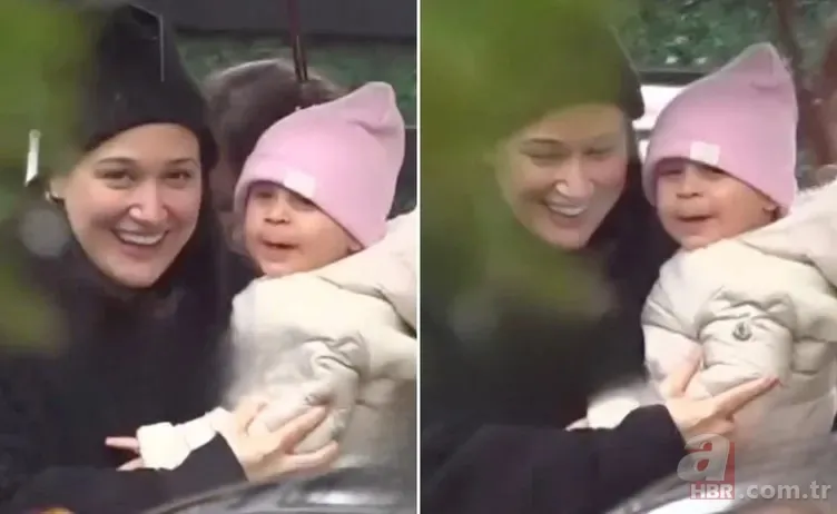 Gupse Özay kendisine benzetilen kızı Jan Asya’yla kartopu oynadı 6