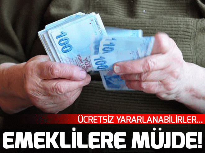 Emeklilere müjde! Ücretsiz yararlanabilirler...