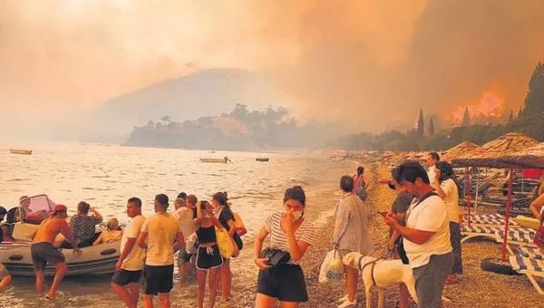 Yangın bölgesindeki esnaftan çağrı! Rezervasyonları iptal etmeyin