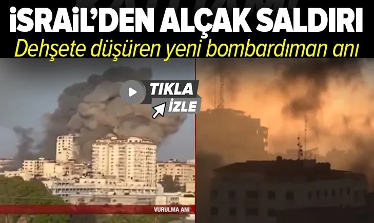 SON DAKİKA | İsrail'den kalleş saldırı! Gazze’de çok katlı bir binayı daha vurdu