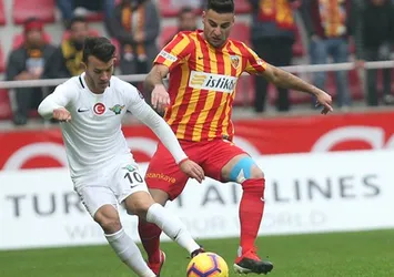 Kayserispor evinde Akhisarspor'u devirdi
