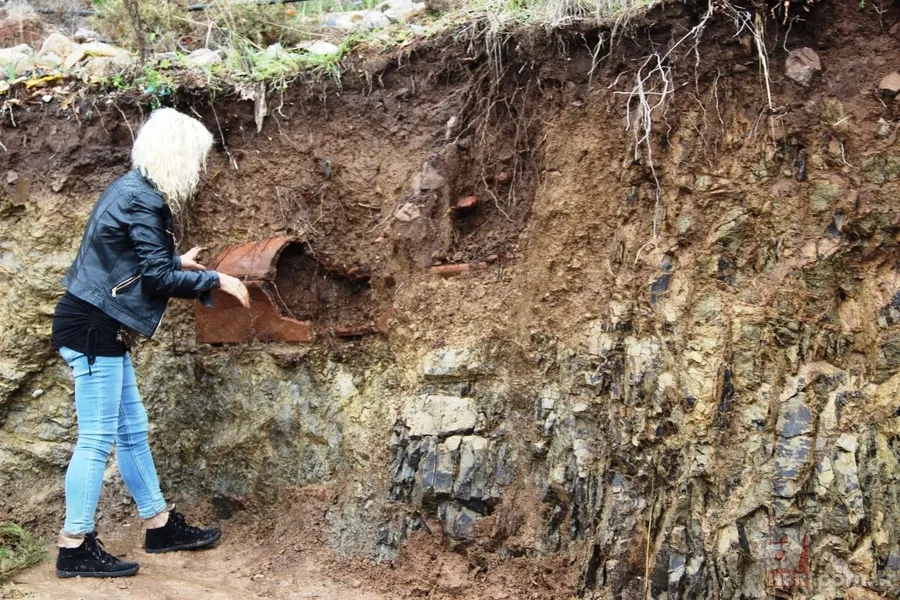 Bodrum'da "lahit mezar" selle ortaya çıktı 6