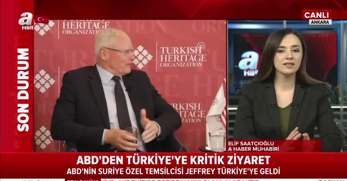 ABD'den Türkiye'ye kritik ziyaret! Jeffrey'nin gündeminde neler var? A Haber muhabiri canlı yayında anlattı