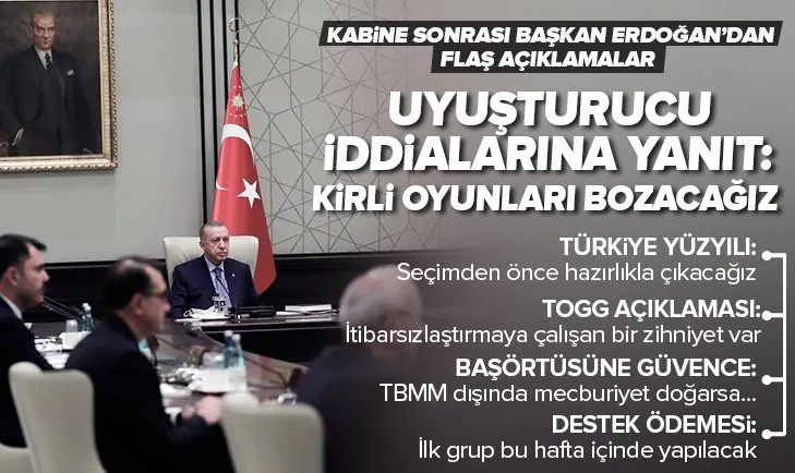 Kabine Toplantısı’ndan hangi kararlar çıktı? Başkan Erdoğan’dan SON DAKİKA açıklamaları