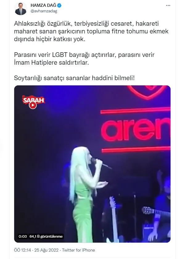 Şarkıcı Gülşen’den İmam Hatiplilere skandal hakaret: Sapıklığı oradan geliyor! Resmen tutuklandı! | Sosyal medyadan özür diledi