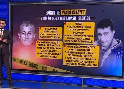 Edirne’de vahşi cinayet!