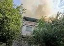 İstanbul’da 3 katlı binanın çatısında yangın