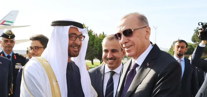 Başkan Erdoğan, BAE Devlet Başkanı Al Nahyan’la bir araya geldi! Togg test edildi