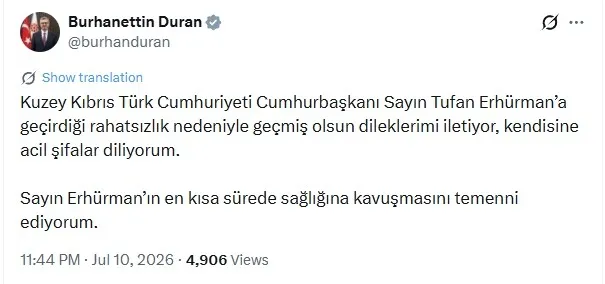 kktc-cumhurbaskani-tufan-erhurman-hastaneye-kaldirildi-ilk-aciklama-geldi-genel-durumu-iyi-1783718736755.jpeg İletişim Başkanı Duran'dan KKTC Cumhurbaşkanı Erhürman'a ʺgeçmiş olsunʺ mesajı