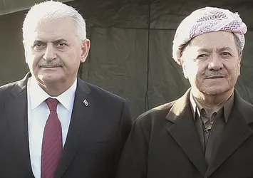Başbakan Yıldırım, Barzani ile görüştü