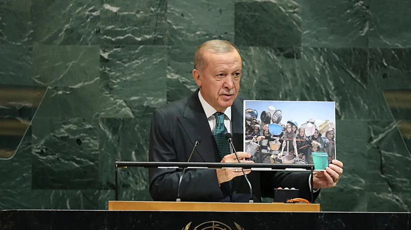 Başkan Erdoğan'dan BM'de Gazze manifestosu! Vahşeti fotoğraflarla haykırdı | İşte o karelerin hikayesi...