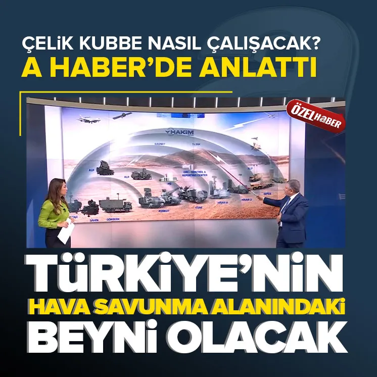 Çelik Kubbe nasıl çalışacak? A Haberde anlattı