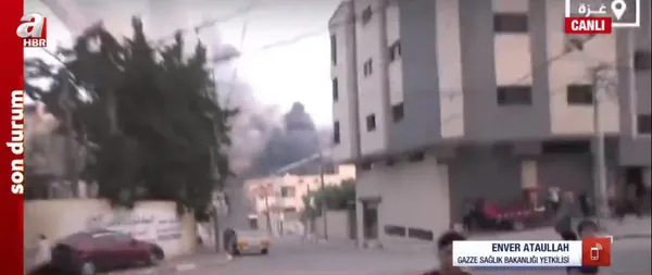 Gazze Sağlık Bakanlığı Yetkilisi Enver Ataullah son durumu A Haber’de anlattı! İslam dünyasına çağrı