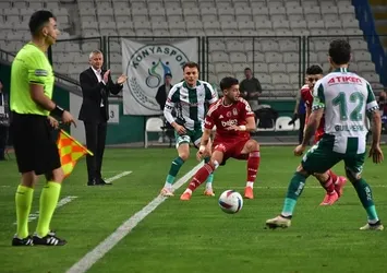 Kartal'ın kanadı kırık! Beşiktaş Konyaspor'a yenildi