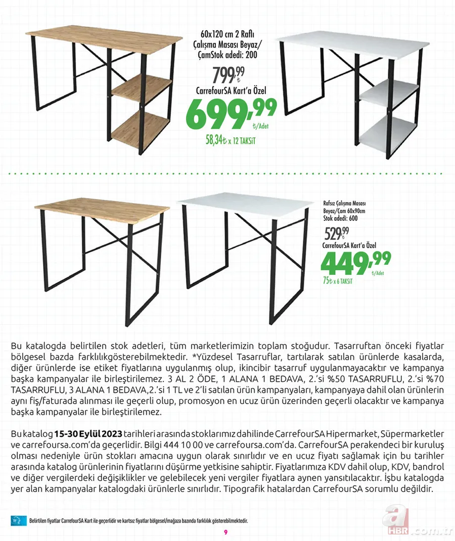 Carrefour’dan üniversite öğrencilerinin evini kuracak indirim kataloğu! Beyaz eşyadan mobilyaya, mutfak gereçlerinden elektrikli ev aletlerine yüzlerce ürün indirimde 9