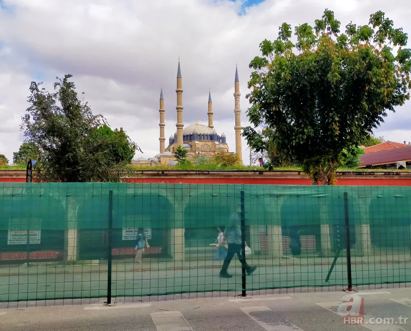 Başkan Erdoğan talimat vermişti! Selimiye Camii'nde 6 yıl aradan sonra çalışmalar başladı 3