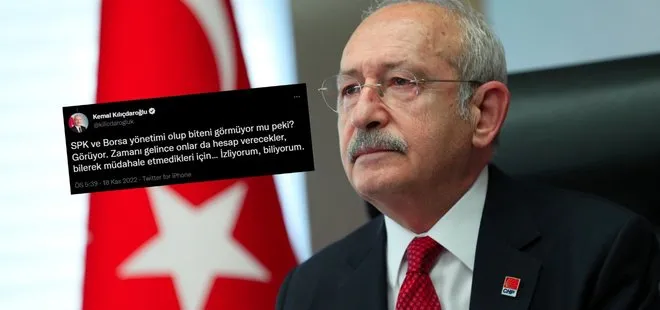 Kılıçdaroğlu’ndan yeni tehdit: Bu kez rekor üstüne rekor kıran borsa ve SPK’yı hedef aldı