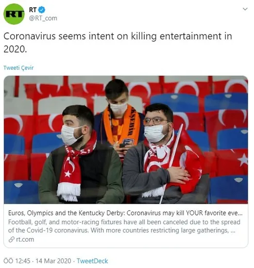 Amerikalılar ve İngilizlerden sonra şimdi de Ruslar! Korona haberini Türkiye fotoğrafı ile servis ettiler - 1