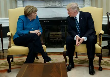 Trump'tan Merkel'e: Erdoğan harika bir adam