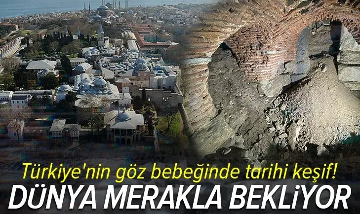 Topkapı Sarayı'nda Roma dönemine ait galeri bulundu