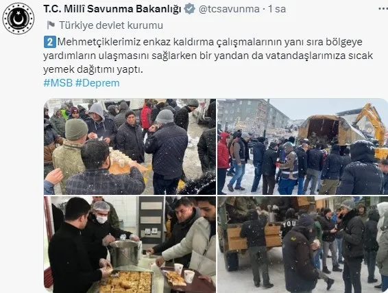 SON DAKİKA | MSB duyurdu: Hatay’ı da vuran depremde 3 asker şehit oldu