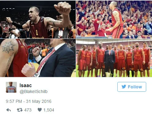 Blake Schilb, Galatasaray'a veda etti - 1