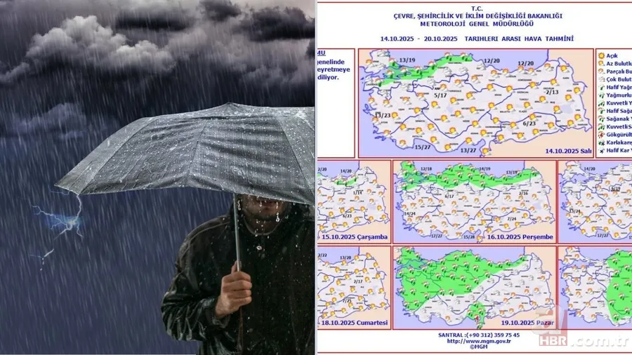 İstanbullular hazır olun! Meteoroloji'den sağanak alarmı: Saat saat belli oldu! Şemsiye ve botsuz çıkmayın 1