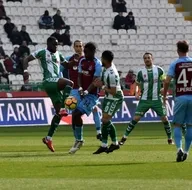 Atiker Konyaspor Trabzonspor maçından kareler