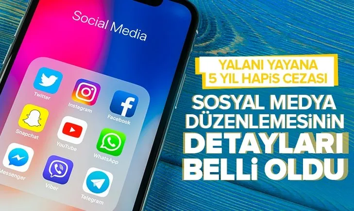 Sosyal medya düzenlemesinin detayları belli oldu!