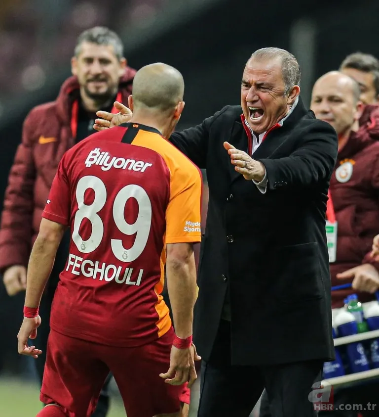 Feghouli attı, Terim sevinçten havalara uçtu! Galatasaray - Kayserispor maçından çarpıcı kareler 13