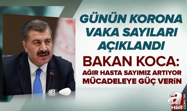 Son dakika...Sağlık Bakanlığı koronavirüs vaka sayılarını açıkladı | 23 Ekim Cuma