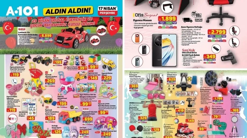A101 aktüel 17 Nisan kataloğu yayınlandı: 10 litre Ayçiçek yağı 769 TL