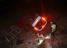 Feci kaza! Kamyon ikiye bölündü