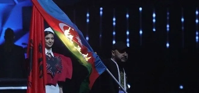 Avrupa Halter Şampiyonası’nda skandal! Ermenistan’da Azerbaycan bayrağını canlı yayında yaktılar
