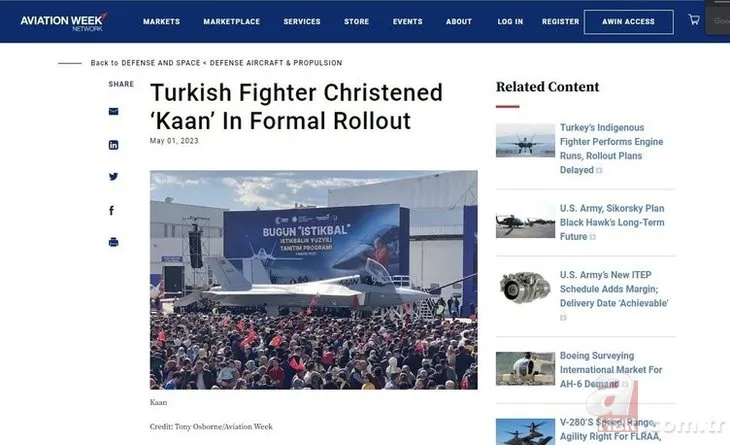 Başkan Erdoğan’ın sözleri dünya basınında! Yerli savaş uçağı KAAN tüm dikkatleri üzerine çektı! Yunanistan’da panik