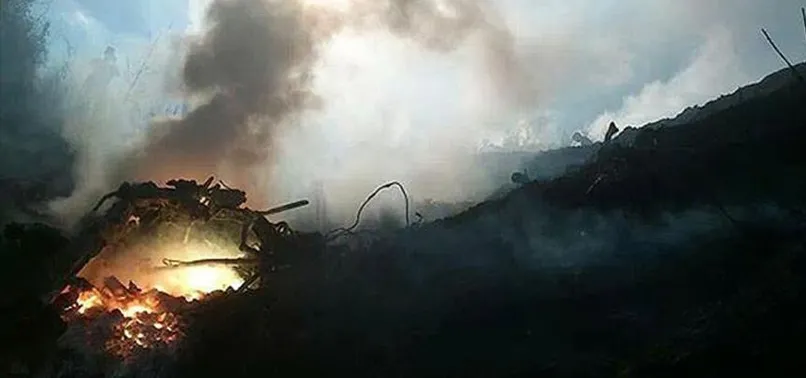 İsrail ordusuna ait F-16 savaş uçağı düştü