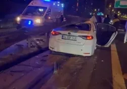 Ataşehir'de makas kazası!