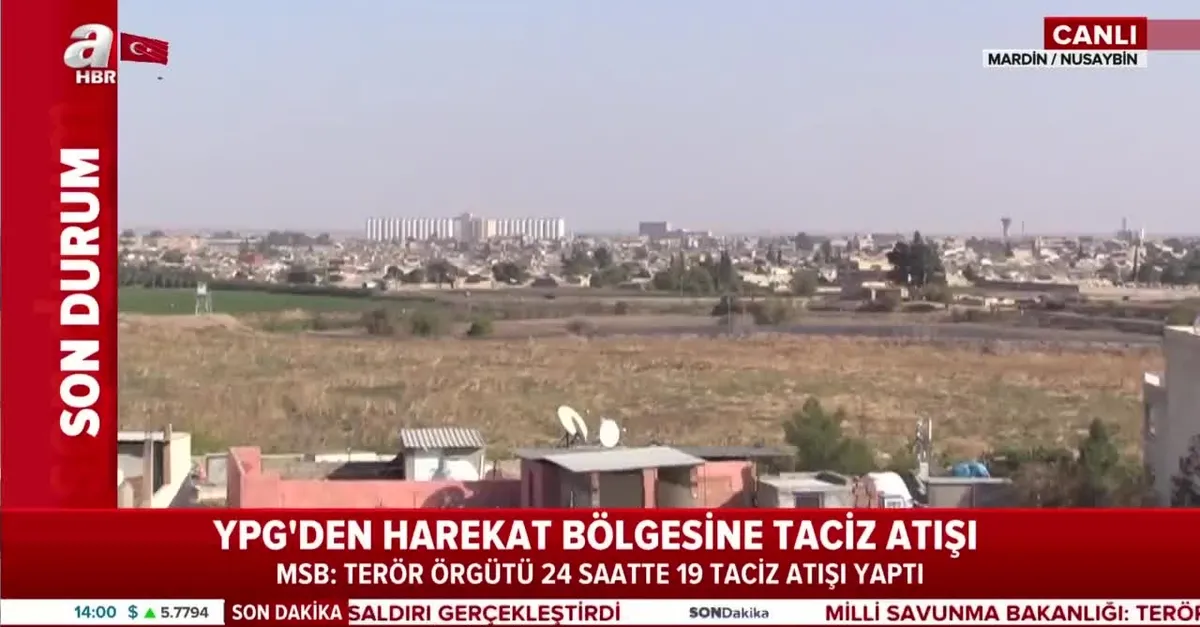 YPG'den harekat bölgesine taciz atışı