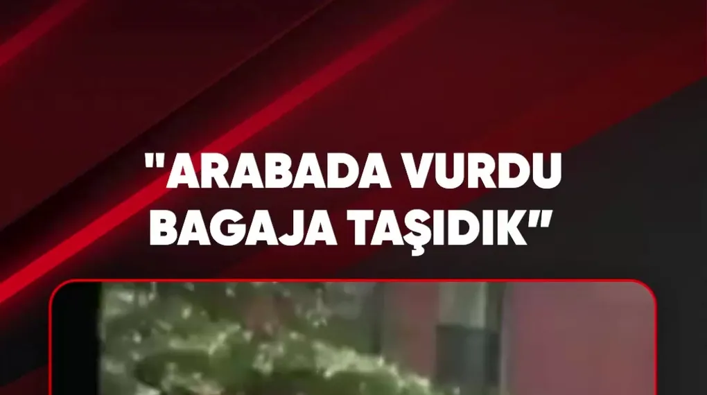 "ARABADA VURDU BAGAJA TAŞIDIK”