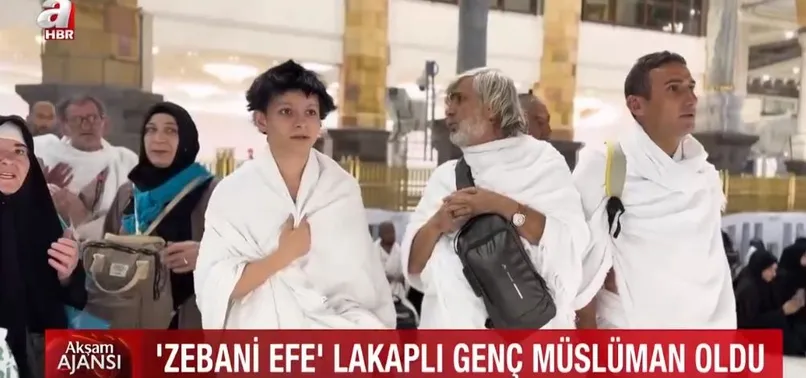 Türkiye'nin konuştuğu Efe Beycan A Haber'de! 'Zebani Efe' Müslüman oldu umrede hissettiklerini anlattı