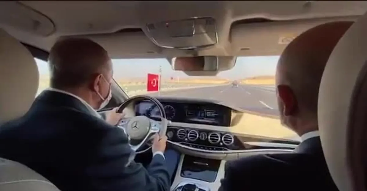 Başkan Erdoğan'ın test sürüşü video klip olarak hazırlandı
